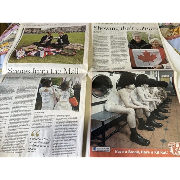 2011 Saturday Star (April 30) newspaper. Royal Wedding of Prince William & Kate - Picture 7 of 8